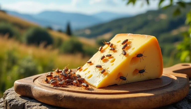 découvrez le casu marzu, un fromage traditionnel corse réputé pour sa saveur intense et sa particularité surprenante : la présence de vers vivants. plongez dans l’univers de ce mets controversé qui intrigue gourmets et curieux.