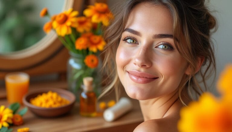 découvrez comment le calendula améliore naturellement la santé de votre visage : apaise, hydrate et régénère la peau grâce à ses propriétés anti-inflammatoires et cicatrisantes.